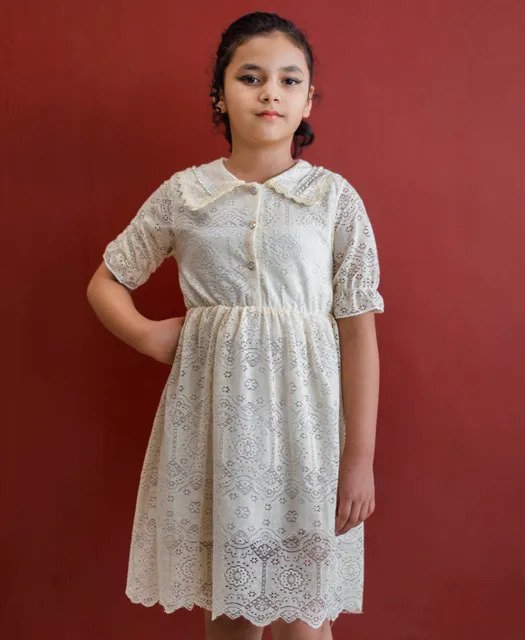 Melange Summer Dress For Kids